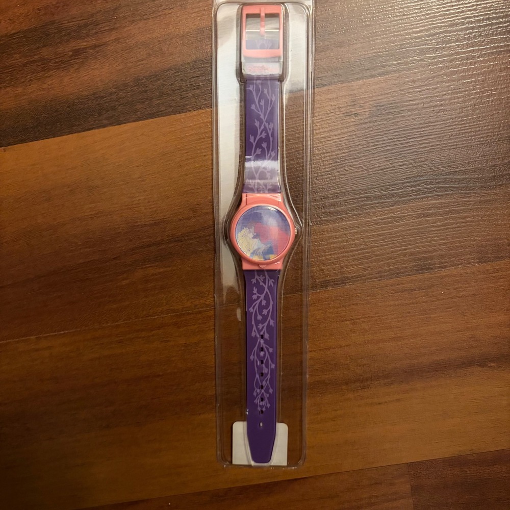 Disney Sleeping Beauty Aurora Prince Charming‎ Pink Purple Watch New untested